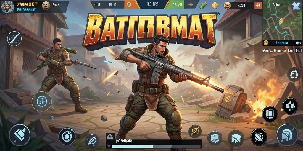 Tangkapan layar dari pertempuran intens di 7MMBET.