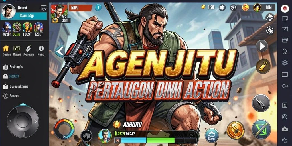 Screenshot AGENJITU menampilkan aksi intens dalam pertempuran.