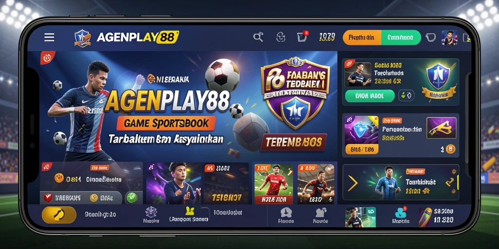 Tampilan screenshot AGENPLAY88 menampilkan pengalaman taruhan olahraga yang seru.