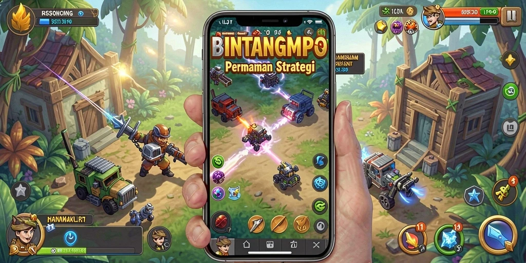 Tampilan gameplay menarik dari BINTANGMPO yang menghadirkan strategi mendalam.