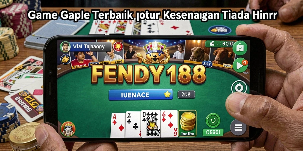 Screenshot gameplay FENDY188 menunjukkan momen seru permainan Gaple.
