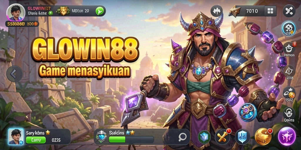 Gameplay menarik GLOWIN88 dengan grafis penuh warna.