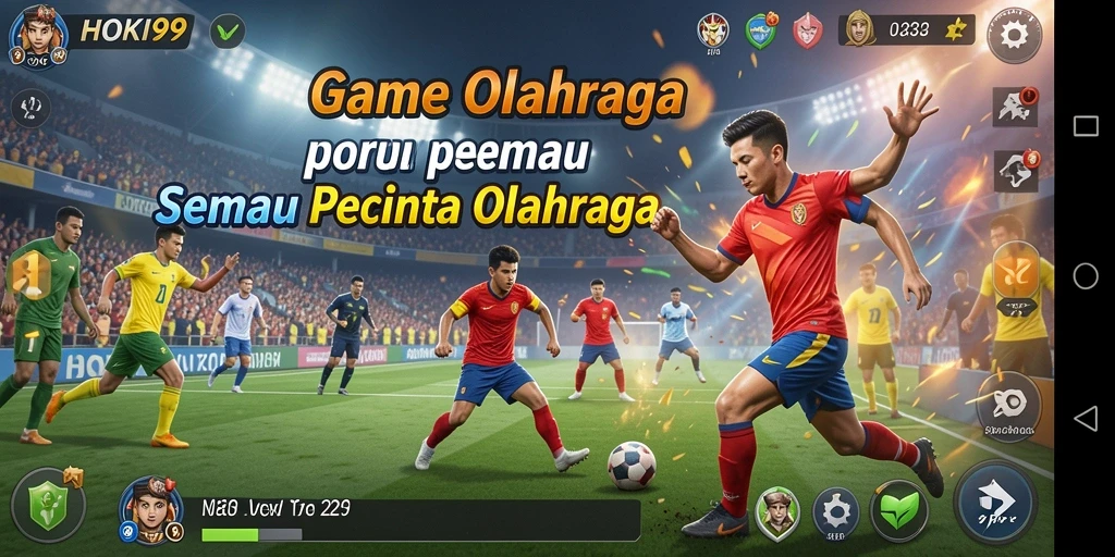 Tampilan seru gameplay HOKI99 dengan berbagai olahraga.