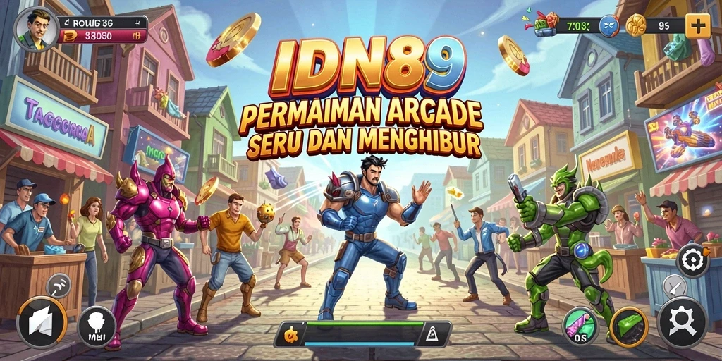 Screenshot gameplay IDN89 menampilkan momen seru dalam permainan arcade.