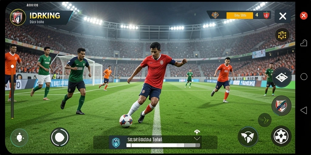 Tampilan gameplay IDRKING yang nyata dan mendebarkan.