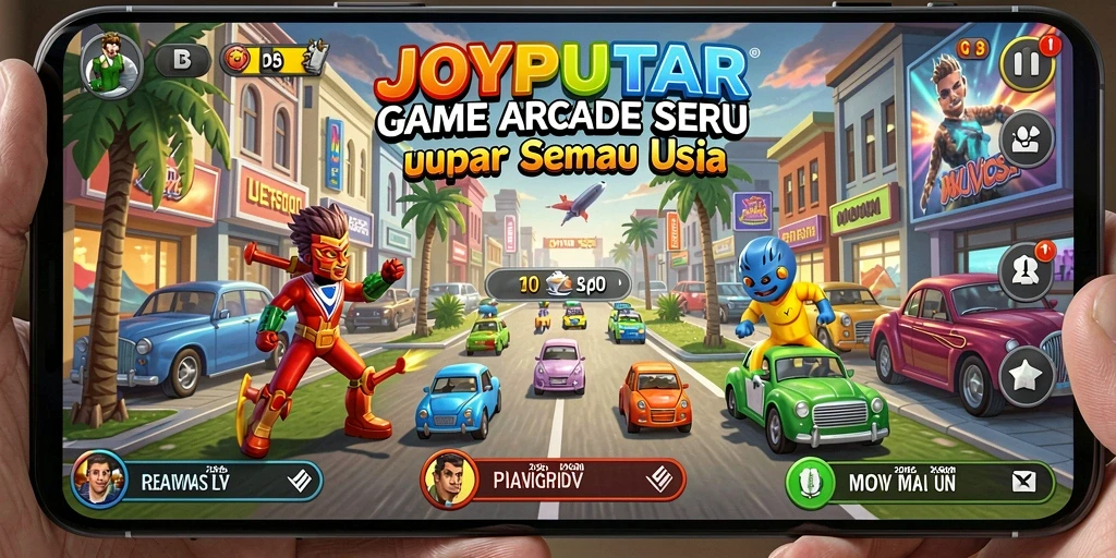 Tangkapan layar gameplay menampilkan aksi seru dalam JOYPUTAR.