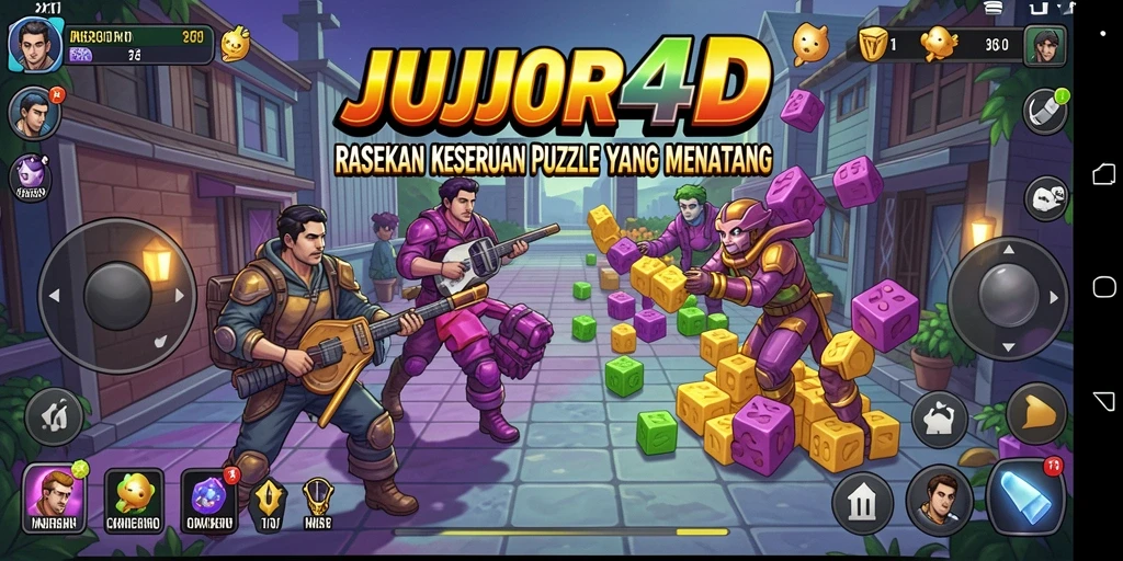 Tangkapan layar gameplay JUJUR4D yang menarik dan menantang.