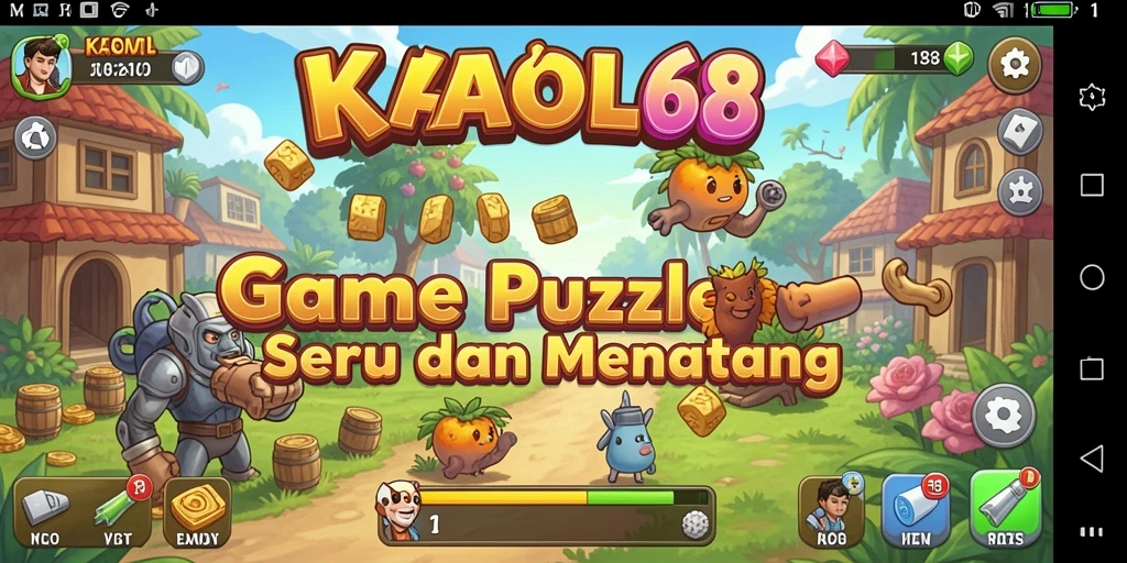 Gameplay KAOL68 dengan teka-teki yang menarik dan menantang.