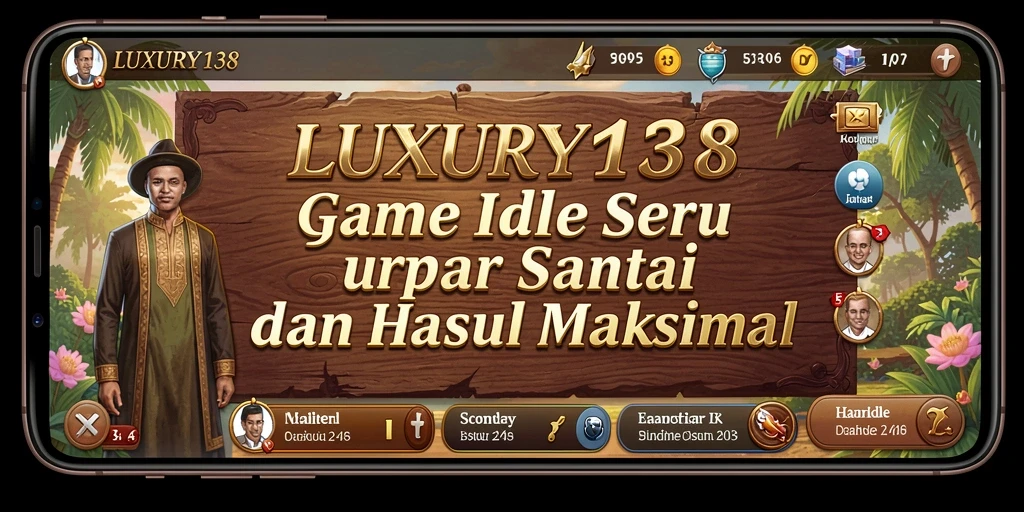 Tampilan gameplay LUXURY138 dengan elemen Idle yang menarik.