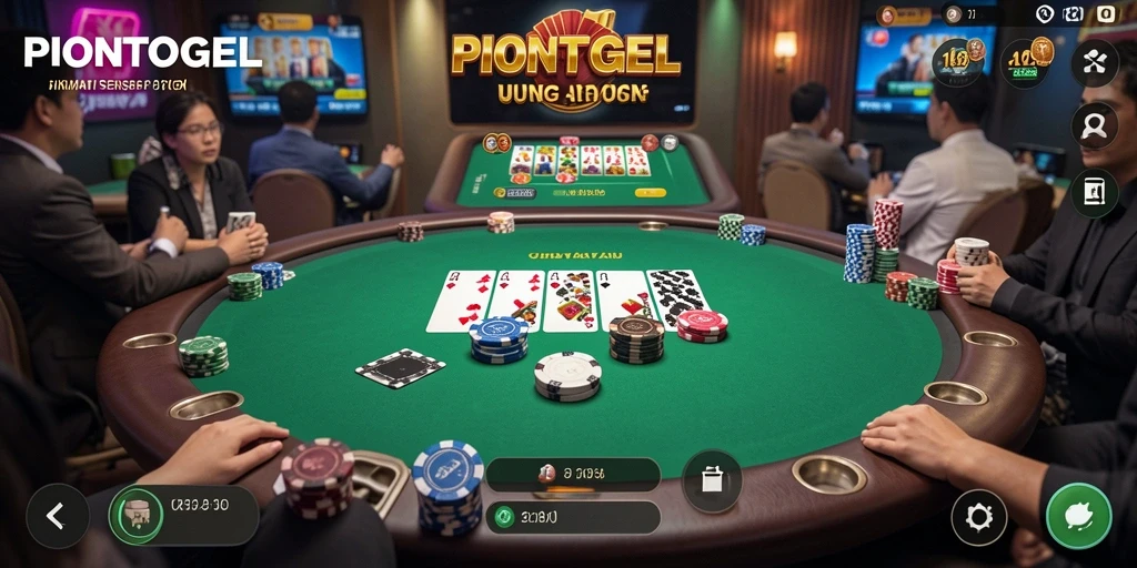 Tampilan gameplay seru di PIONTOGEL dengan pemain yang kompetitif.