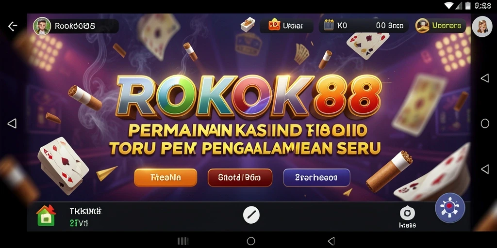 Tampilan permainan Kasino ROKOK88 yang menarik dengan grafis menakjubkan.