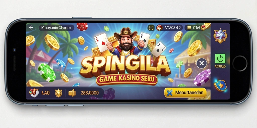 Tampilan menarik dan gameplay Casino yang seru dalam SPINGILA.