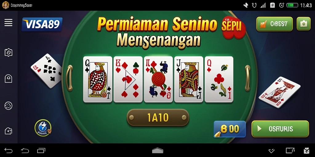 Tampilan gameplay seru dari VISA89 dengan efek visual menawan